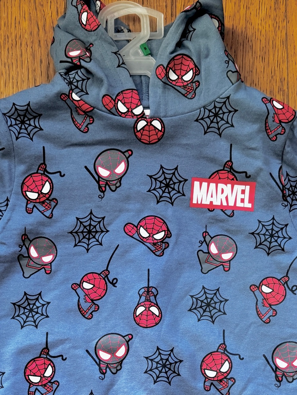 Boys Spider-Man Blue Hoodie & Jogger Fleece Set NWT - Size 5 - Picture 2 of 5